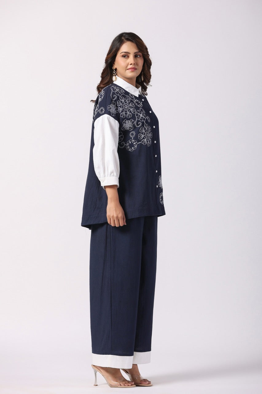 Midnight Bloom Coord Set