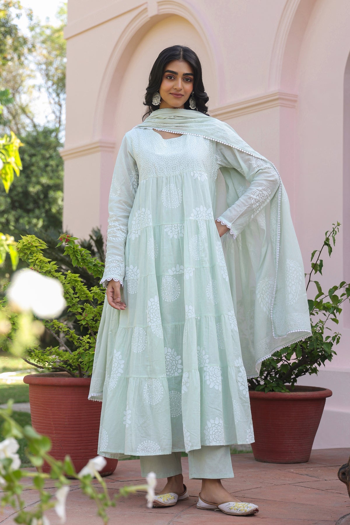 Noor-E-Bahar Anarkali Set