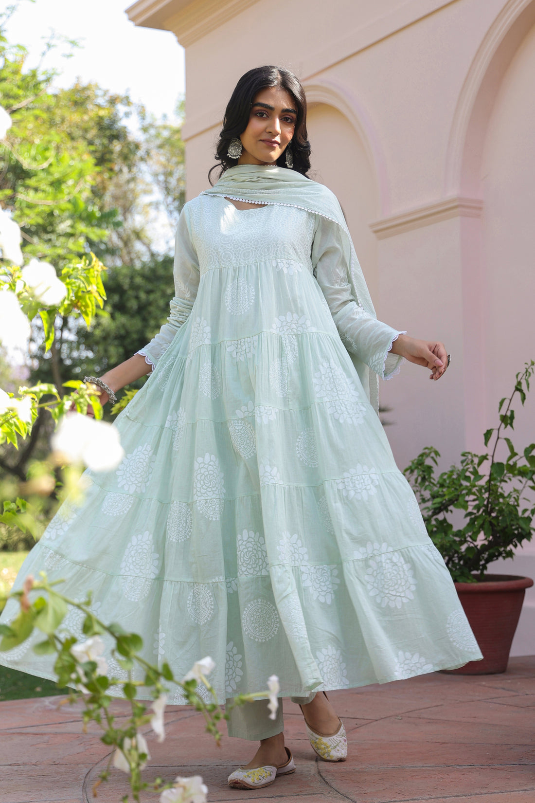 Noor-E-Bahar Anarkali Set