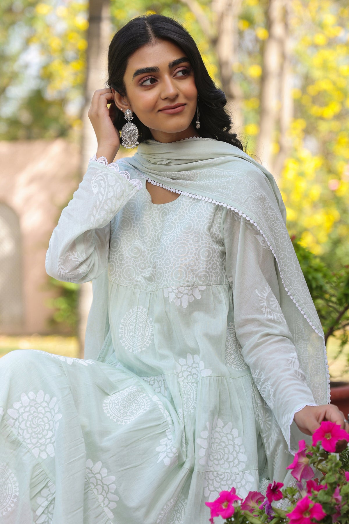 Noor-E-Bahar Anarkali Set