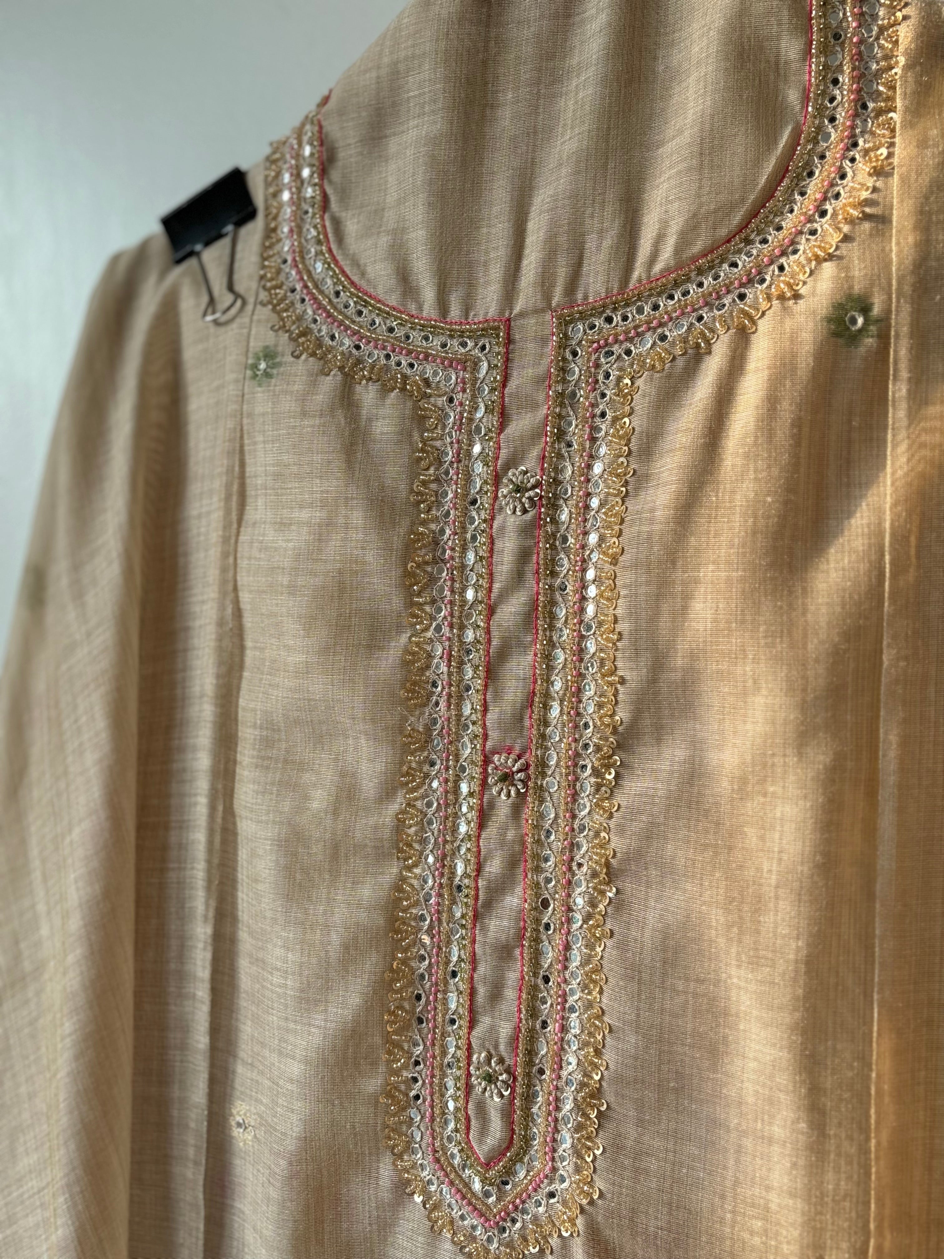 Jamdani Off-White Suit