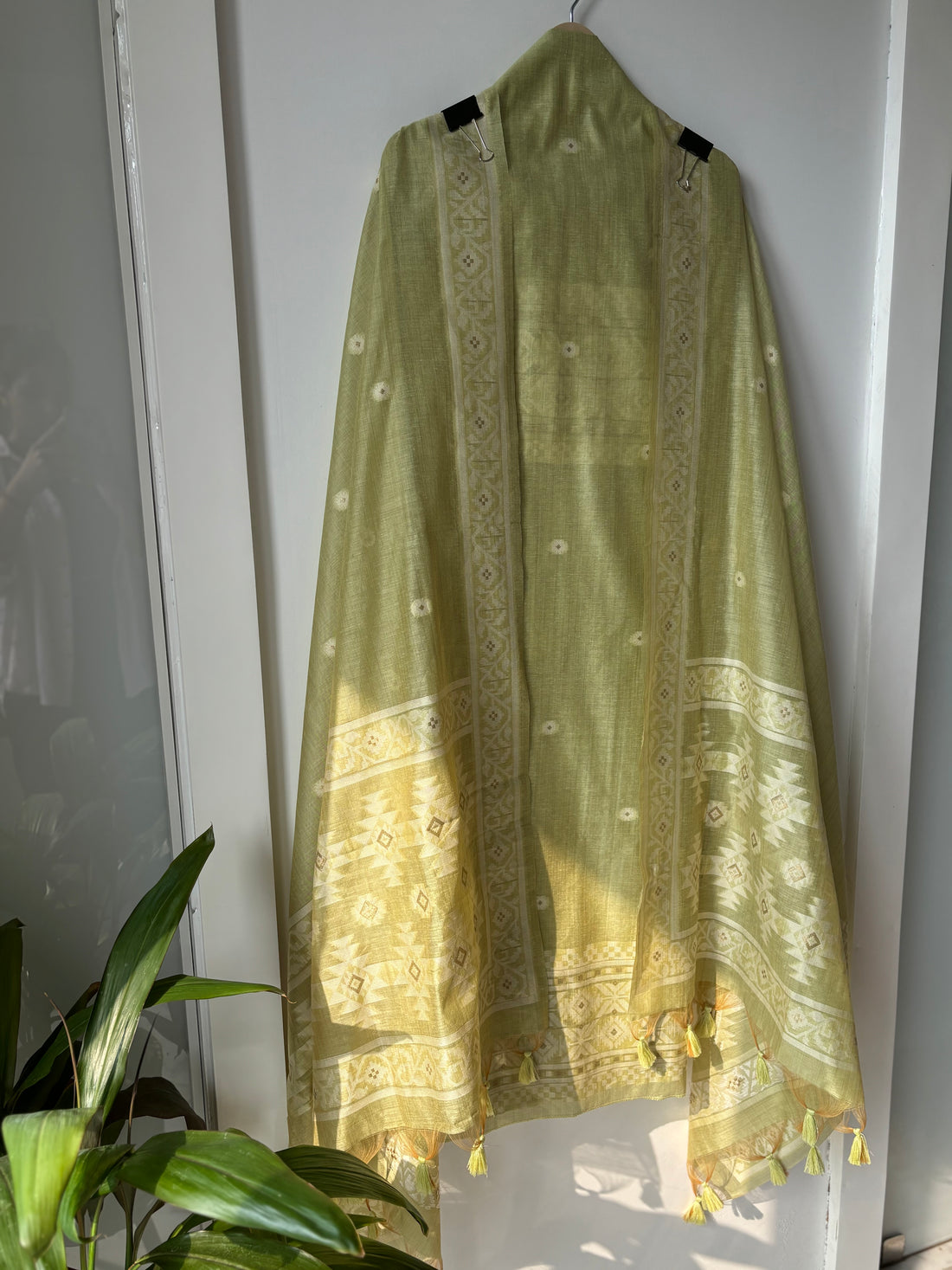 Jamdani Light Green Suit