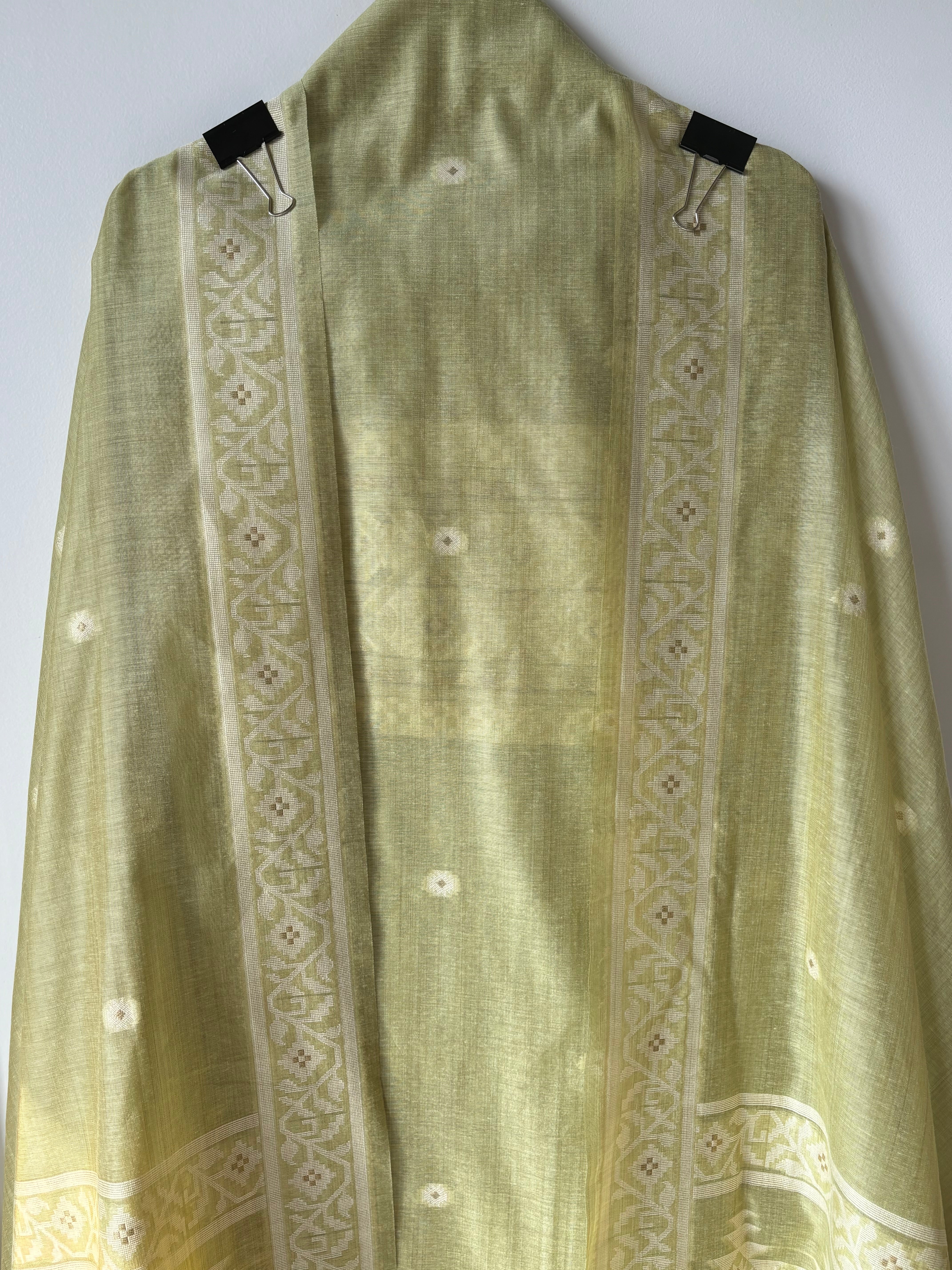 Jamdani Light Green Suit