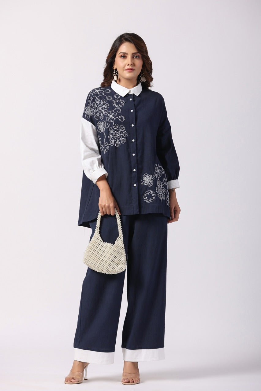 Midnight Bloom Coord Set